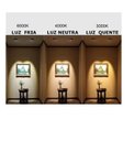 Ver imagem 4 de Luminária Pendente Retangular 125cm Branco + 2 Lâmpada TuboLED 18w - Branco Neutro 4000k