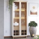 Ver imagem 2 de Cristaleira 2 Portas 1 Gaveta Guanabara Off White Freijo CLB