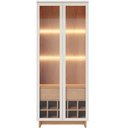 Ver imagem 6 de Cristaleira 2 Portas 1 Gaveta Guanabara Off White Freijo CLB