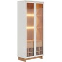 Ver imagem 1 de Cristaleira 2 Portas 1 Gaveta Guanabara Off White Freijo CLB