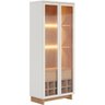Cristaleira 2 Portas 1 Gaveta Guanabara Off White Freijo CLB - 1