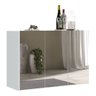 Aparador Buffet 3 Portas com Espelho Suspenso Vegas Multimóveis MP1012 Branco - 3