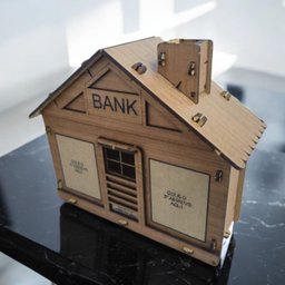 Cofre Caixa Dinheiro Wood Box Japones Kakebo Banco Casa Rustico - 1