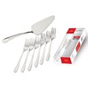 Ver imagem 2 de Conjunto para Servir Bolo em Inox 7 Peças Class Home