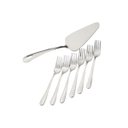 Ver imagem 1 de Conjunto para Servir Bolo em Inox 7 Peças Class Home