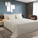 Ver imagem 6 de Kit Colcha Queen 2 Fronhas Montblanc Cairo Branco Natural 02