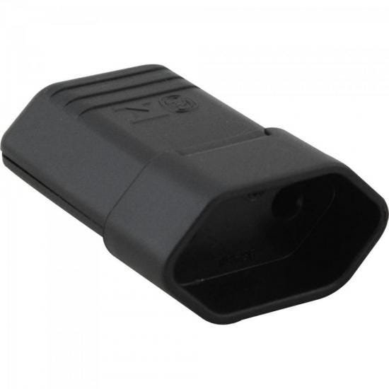 Tomada Desmontavel 2P 10A Preto MARGIRIUS - 1