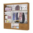 Ver imagem 5 de Guarda-Roupa Infantil com 6 Portas e 4 Gavetas 177cm Multimóveis CR35560 Madeirado
