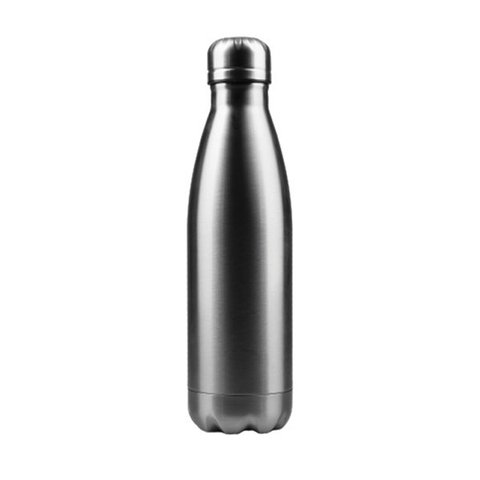 Garrafa de Inox 500ml - Art Brink - Prata