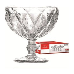 Jogo de 6 Taças para Sobremesa 310ml Transparente 463 Class - 2