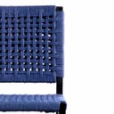 Ver imagem 4 de Banqueta Corda Nautica Azul - Varada Sacada Sala Balcão Kit2 - Eletrostática - Azul