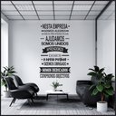 Ver imagem 2 de Adesivo de Parede Decorativo Frase Motivacional Nesta Empresa