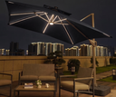 Ver imagem 1 de Ombrelone Moonlight LED 3x3m com Base - Preto