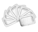 Ver imagem 2 de Conj 8 Tampas Cuba Gastronômica Policarbonato 17,6x10,8 cm Para Cubas Poli GN 1/9 Original CAMBRO GX