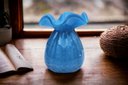 Ver imagem 2 de Vaso Decorativo Murano Trouxinha Grande Azul Bebê