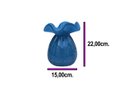 Ver imagem 3 de Vaso Decorativo Murano Trouxinha Grande Azul Bebê