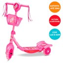 Ver imagem 1 de Patinete Infantil Arcani Toys Musical Luzes Led 3 Rodas Rosa