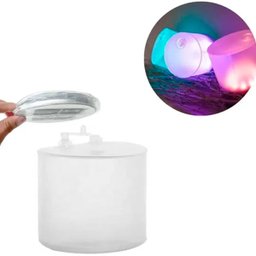 Kit 3 Luminária Solar Dobrável Portátil Flutuante Led Branco - 3