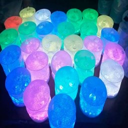 Kit 3 Luminária Solar Dobrável Portátil Flutuante Led Branco - 8