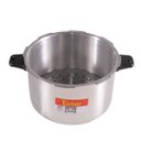 Ver imagem 2 de Panela de Pressão Grande 22 Litros De Alumínio Fechamento Externo Com Travas de Segurança - Eirilar