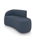 Ver imagem 1 de Sofá 2 Lugares Orgânico 140 Cm Morgan Suede D03 - D’Rossi