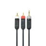 Cabo de Áudio Sumay Stereo P2 x 2RCA SM-CP2R18S 1 - 2
