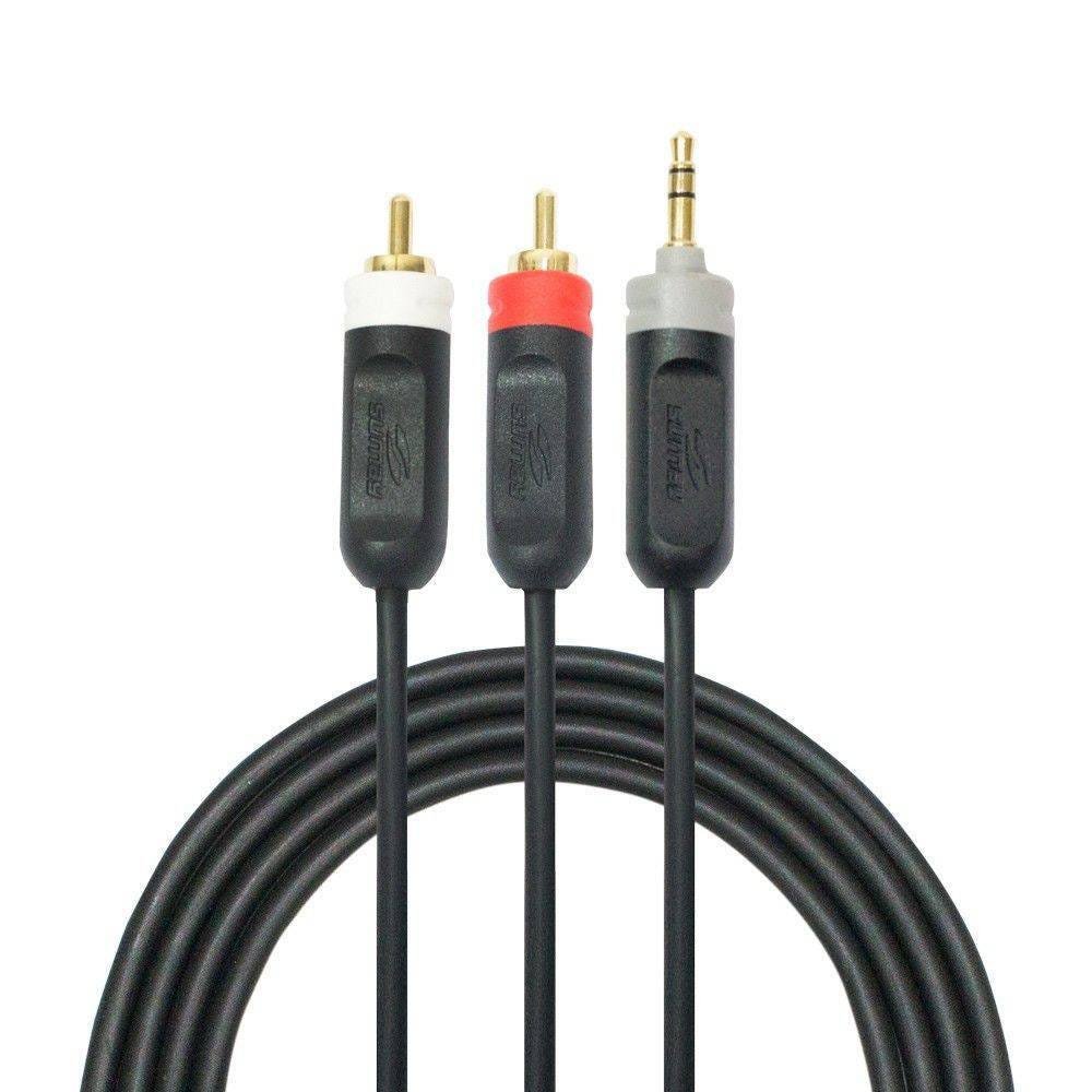 Cabo de Áudio Sumay Stereo P2 x 2RCA SM-CP2R18S 1 - 1