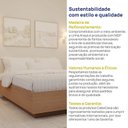 Ver imagem 5 de Cama Casal Araçá CabeCasa MadeiraOriginals Marrom/Nogueira