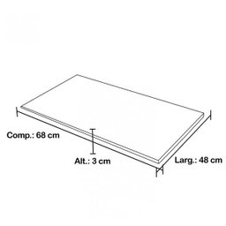 Trocador de Cômoda Provençal Verde - 2