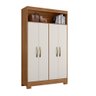 Armário Multiuso Organizador com Nicho 1,10m 4 Portas Bruna Nt 4030 Freijó / Off White Notável - 2