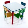 Mesa Infantil Com 4 Cadeiras De Ferro Carlu - 1