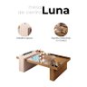 Mesa de Centro Ambiente Luna Freijó Off White com Espelho – Hb Móveis - 5