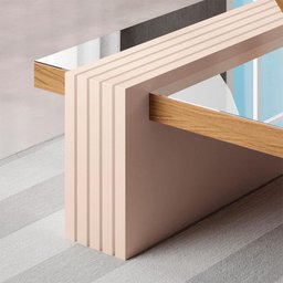 Mesa de Centro Ambiente Luna Freijó Off White com Espelho – Hb Móveis - 4