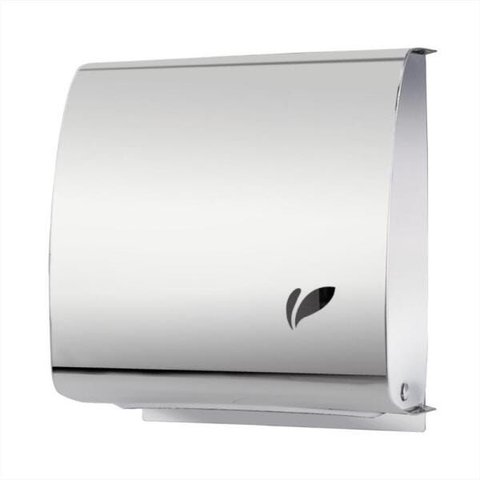 Toalheiro Inox Escovado Dispenser Papel Toalha Papeleira Biovis