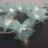 Fio de Luz Luz de Fada Pompom Organza Verde Claro Bivolt - 2