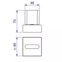 Ver imagem 2 de Acabamento Registro Pressão Deca Polo Cromado 4916.c33.pq