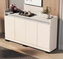 Ver imagem 1 de Buffet Real 04 Pts Off White/marmore Branco