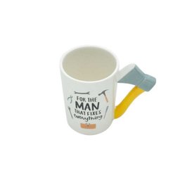 Caneca de Cerâmica Alça Formato Machado Fixing Things 380 ml - 3