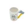 Caneca de Cerâmica Alça Formato Machado Fixing Things 380 ml - 3