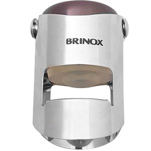Tampa para Espumante Inox Tampa para Vedar Champagne Brinox