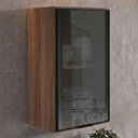Ver imagem 2 de Armario Aereo 1 Porta Vidro MDF 40 cm Kali 122024 Carvalho Toq Nicioli