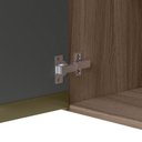 Ver imagem 5 de Armario Aereo 1 Porta Vidro MDF 40 cm Kali 122024 Carvalho Toq Nicioli