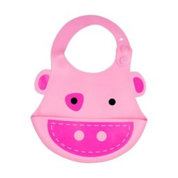 Babador de Silicone Porquinho Rosa Kababy - 1
