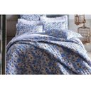 Ver imagem 1 de Colcha Solteiro 100% Algodão Matelasse Fio Penteado 30/1 Naturalle 2 Peças Blue Flowers