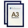 Kit 2 Porta Retrato Molduras A3 30x42 Azul - 1