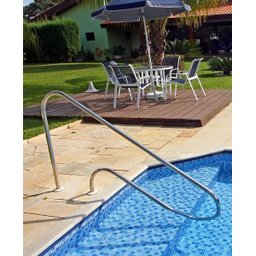 Corrimão em Aço Inox 1 1/2" para Escada Interna Ilha Bela - Sodramar - 1