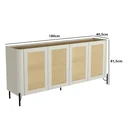 Ver imagem 3 de Buffet MDF com Palha Natural L180 X A81,5cm
