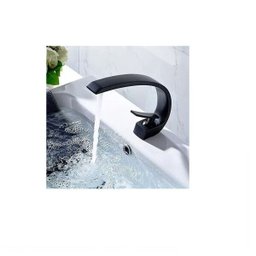 Misturador Monocomando Lavatório Mesa Meia Lua Black Matte – Jiwi - V-10127-417H - 2