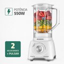 Ver imagem 2 de Liquidificador Pratic Power Mondial Branco L-97-w 60hz 220v