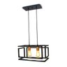 Pendente Infinity Preto e Cobre para 2 Lâmp. E-27 - 1